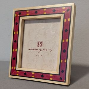 Decorative Red and Black Picture Frame